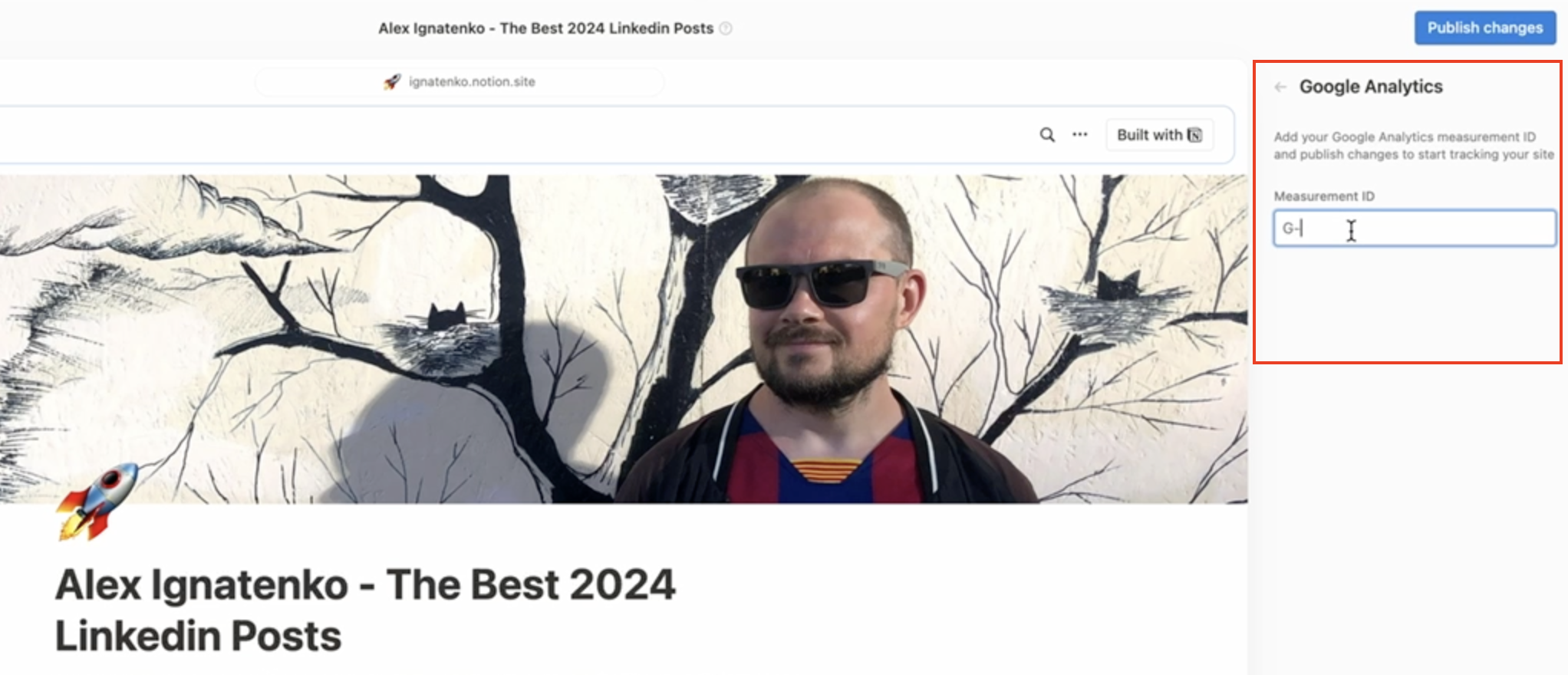 GA4 For Notion Pages