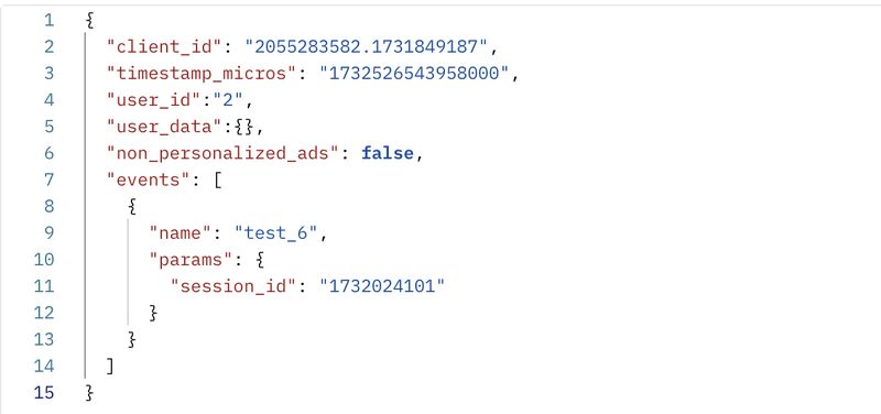 Issue with Sending Events via Measurement Protocol with user_id